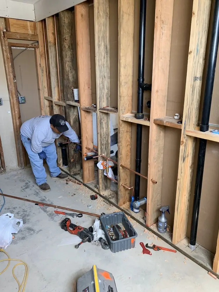 Commercial rough-in plumbing for Water Heater Replacement in Laie